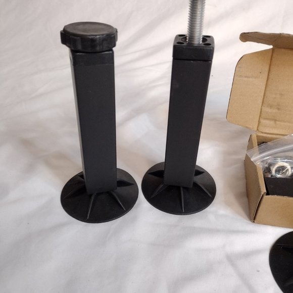 4 pk adjustable Bed Risers - Furniture Support Legs - NEW - Picture 3 of 3